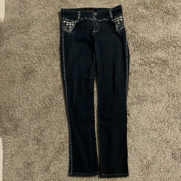 Two pairs of jeans.Both are brand new with no tags.Have cool designs aswell. - Picture 5 of 8